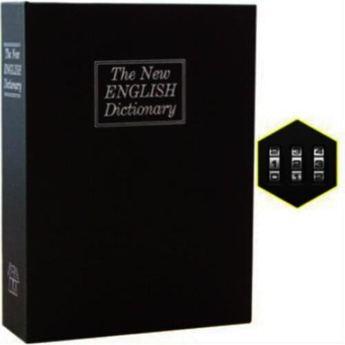 Dictionary Mini Safe Box Book Money Hide Secret Security Safe Lock Cash Money Coin Storage Jewelry key Locker Kid Gift DHZ002