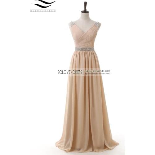 SOLOVEDRESS Womens Evening Chiffon Dresses