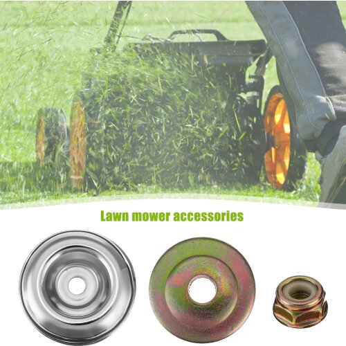 3Pcs Steel Grass Trimmer Head Gearbox Fixing Kit Lawnmower Brush Cutter Derusting Weeding Wheel Plate Tool Kits