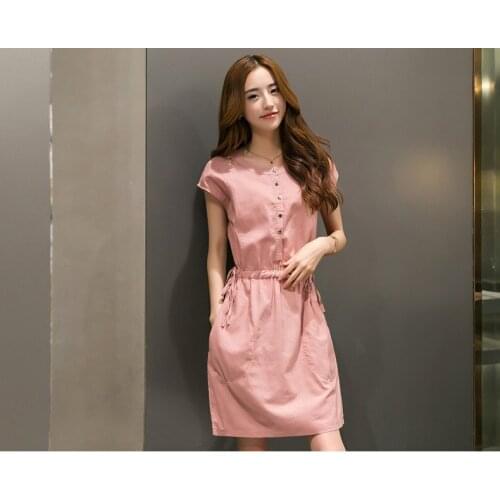 Free Shipping Loose Cotton and Linen restoring ancient ways preppy style long sleeve long dress Girls spring/summer dress