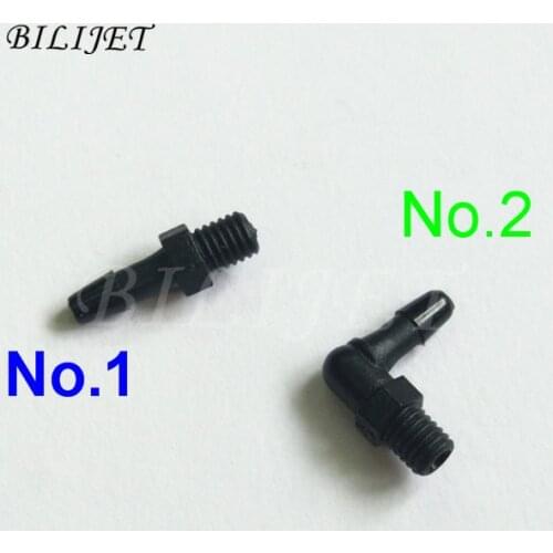 Flatbed UV eco solvent printer ink tube connector with thread head for Epson DX5 DX7 Konica 512 print head dumper adapter 20pcs