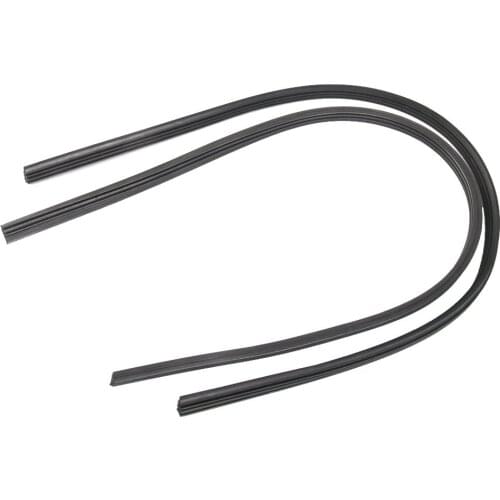 Universal 28 Inch Auto Car Frameless Wiper Blade Rubber Strips Replacement Refill for front Windshield 2pcs