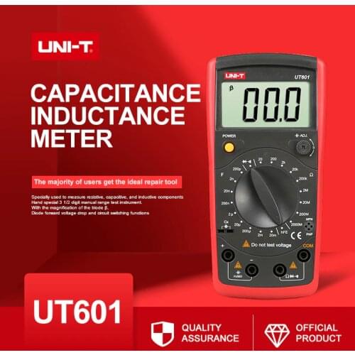 UT601 Modern Resistance Inductance Capacitance Meter capacitors and inductors Tester LCR Meter Ohm meter tester Megohmmeter