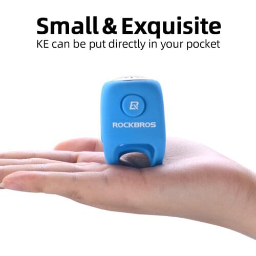 Bicycle bell Electric mountain bike bell 90dB horn rainproof riding handlebar silicone shell riding accessories