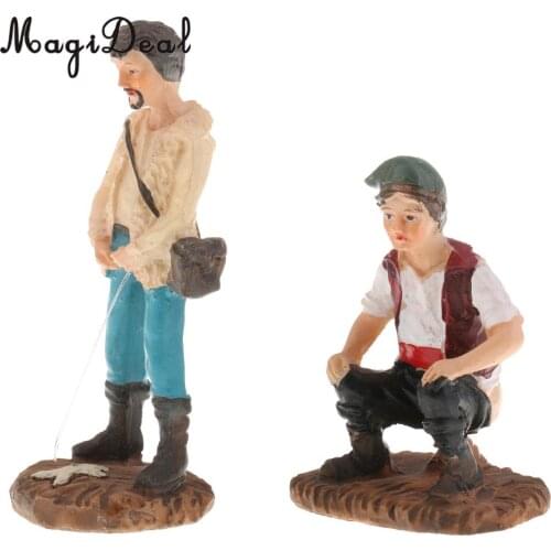 MagiDeal Sand Table Scene WC Shit Pee Doll People Figure Model Layout Landscape Scene for Home Bedroom Decor Children Kids Toys