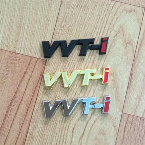 VVTI Metal Stickers VVT-i Racing Badge Emblem Decal Car Styling Case For Toyota Corolla Rav4 Auris Avensis Yaris
