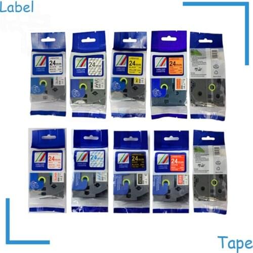 High quality P touch 6PK Compatible for brother label tape 24mm tze 251 tze651 tze151 tze751 TZ451 TZE551