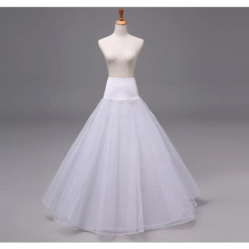 High Quality A Line Tulle Wedding Bridal Petticoat Underskirt Crinolines for Wedding Dress 2023