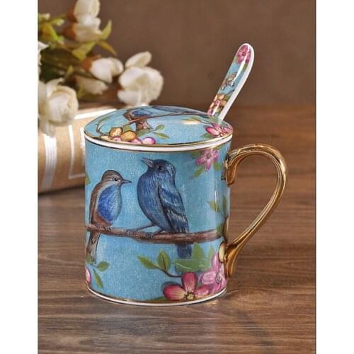 350ml Nordic Mugs Coffee Cups Ceramic Nordic Style Office Gold Handle Mug Household Milk Tea Coffee Cup Drinkware