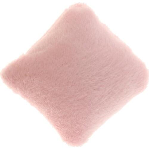 4 Pieces 1/12 Scale Dollhouse Pink Soft Velvet Cushion Throw Pillows Set