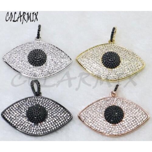4 Pcs Zircon Square pendant Mix color Metal jewelry pendant high quality square pendant for jewelry making 5152