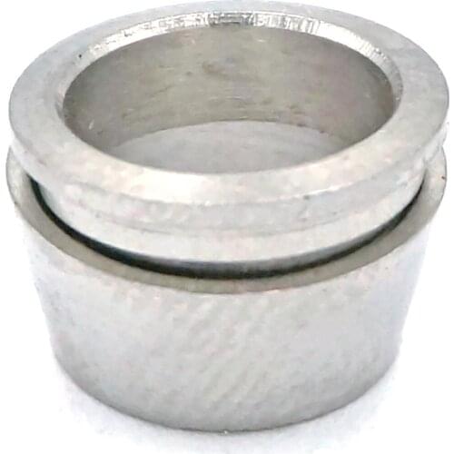 5PCS Fit For Tube O/D 8mm 304 Stainless Steel Compression Ferrule Sleeve Double Ferrule Ring Fitting