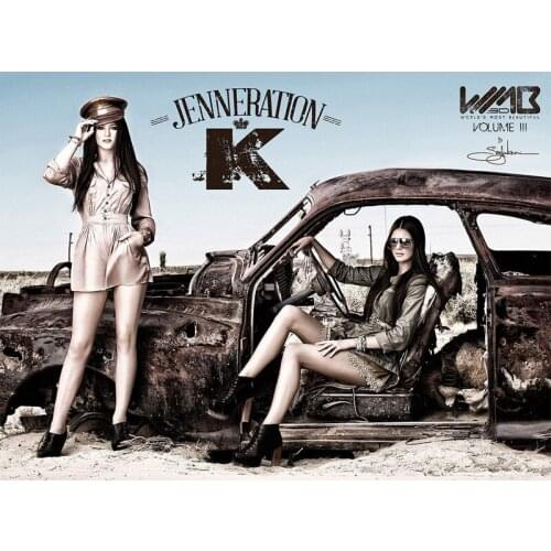 D0845 Kylie Jenner Actor Star Silk Fabric Poster Art Decor Indoor Painting Gift