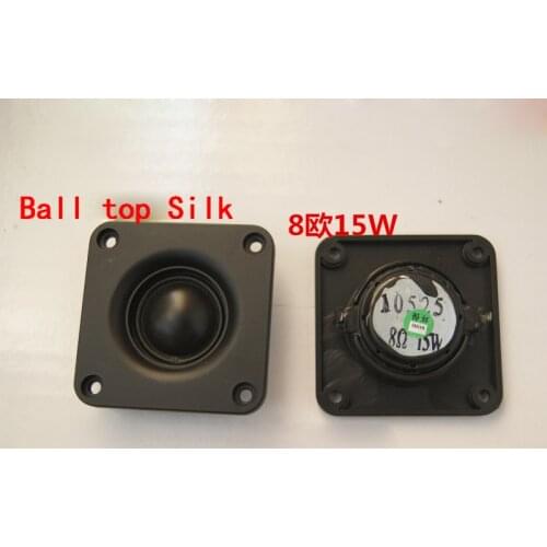 2pcs 2.5"inch 64MM 8ohm 15W Neodymium tweeter Dome silk film Speaker Loudspeaker