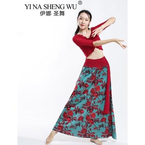 New Belly Dance Costume Top+Skirts Performance Oriental Competition Bellydance Dancing Professional Practice Wear Indian Suits