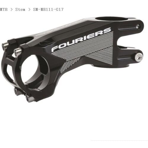 FOURIERS MTB bicycle stem moutain bike stem Aluminum alloy CNC cycling stems 17 degree 60 ~ 130 mm