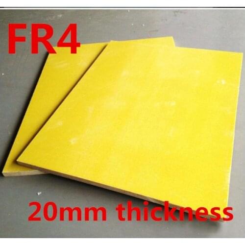 20mm thickness Yellow FR4 Epoxy glass fiber sheet epoxy plate epoxy resin board epikote plank fiberglass plate glass fibre sheet