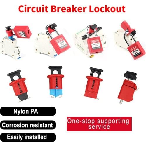 60Amp Mini Mcb mcb lock out tag out Nylon PA Miniature Circuit Breaker Mccb Locks