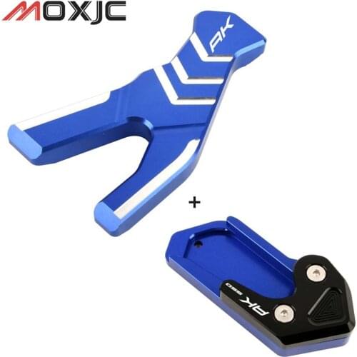 Modified Motorcycle parts Side Support Side Stand Pad Enlarger & Kickstand Side Auxiliary for KYMCO AK550 2017 - 2021