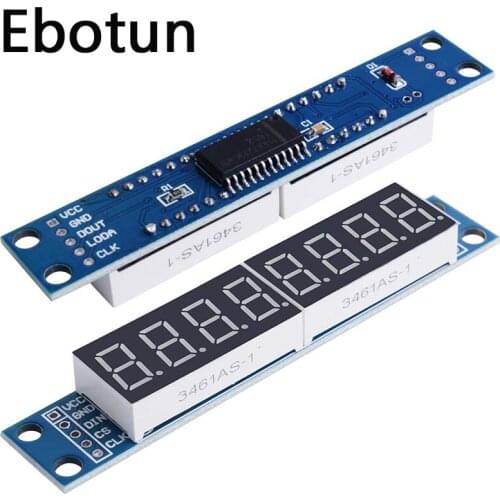For MAX7219 CWG 8-Digit Digital Tube Display Control Module Red Three IO for Arduino