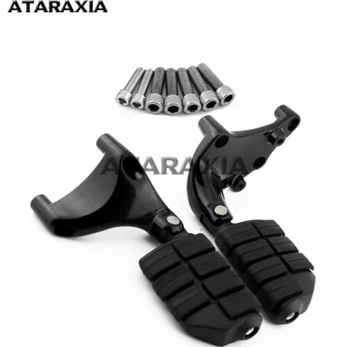 Motorcycle Rear Foot Rests Pegs Pedal Back Passenger Footpeg Assembly Mount Kit For Harley Sportster XL 883 1200 883 2014-2019