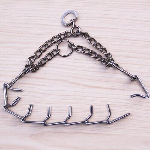 Novelty Dog Pinch Metal Collar Strong Durable Chain Puppy Behavior Correction