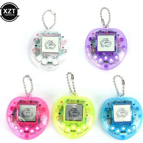 Random Color New Toys Electronic Pets Toys 90S Nostalgic 49 Pets in One Virtual Cyber Toy Funny Pet Gift Play Transparent Peach