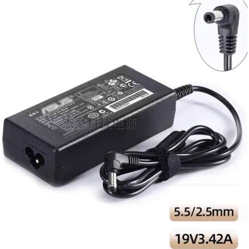 Original 19v 3.42a 65w 5.5*2.5mm Power Adapter For AS US A550V Y481C X550C laptop charger