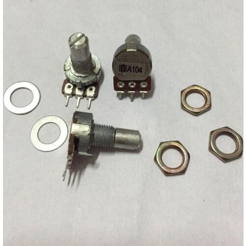 Original new 100% RZ126N00-13S-A-104 single potentiometer 3pin A100K A104 round handle 13mm (SWITCH)