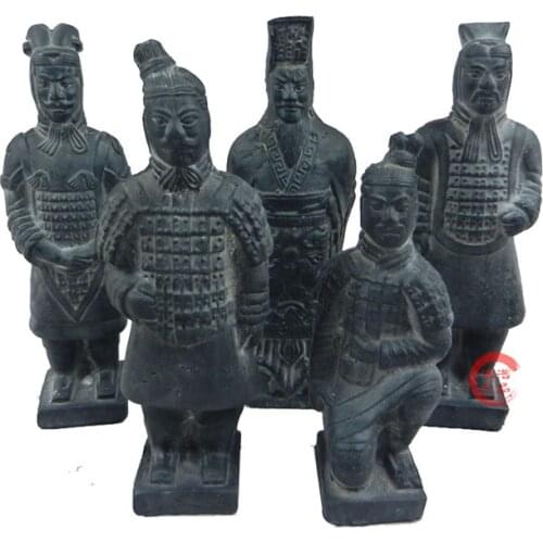 Qin Shi Huang Terracotta Warriors and Horses Home Craft Decoration Travel Memorial Decorations Office Crafts