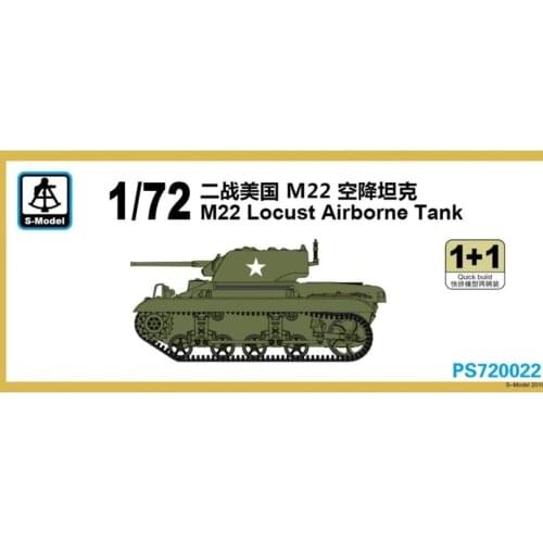 S-model PS720022 1/72 Scale M22 Locust Airborne Tank model (1+1) 2019 NEW