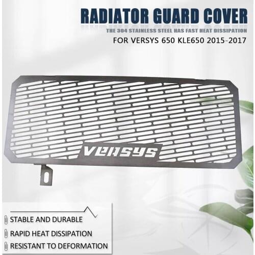 Motorcycle Accessories Radiator Guard Protector Grille Grill Cover For Versys 650 KLE650 Versys650 2015 2016 2017 15 16 17