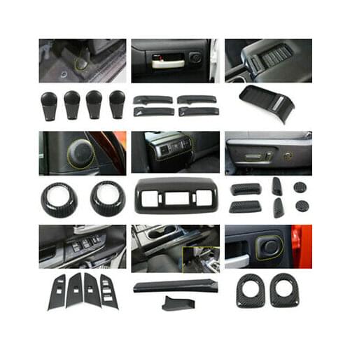 LHD Accessories Interior Whole Kit Cover Trim 26pcs For Toyota Tundra 2014-2020