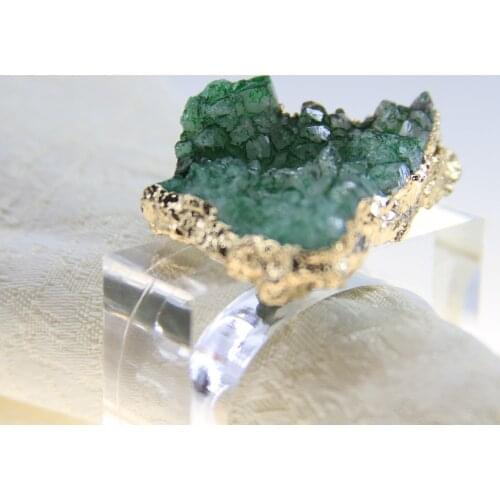 Free Shipping Wedding Napkin Rings, Natural Agate Napkin Holder 4Pcs