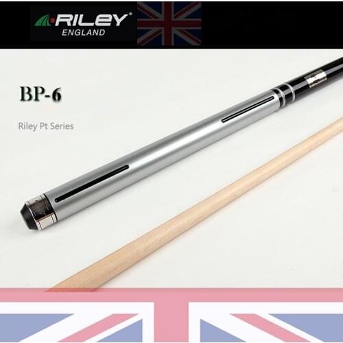 RILEY PT Series BP-6 Pool Cue Billiard 11.85mm Everest Tip with High-Quality Extension 1/2 Split SS Acculoc Joint A5 Maple Shaft