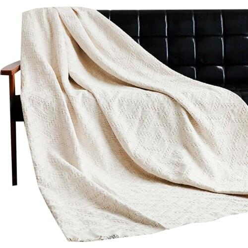 Lychee Nordic Woven Sofa Covers Blanket Plaids Sofa Blanket Towel Couch Cover Blanket