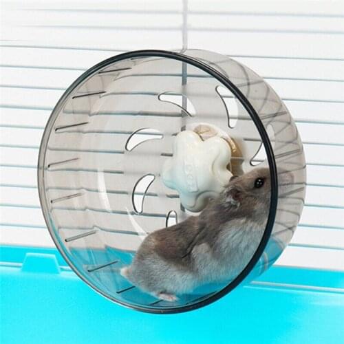 Small Pet Plastic Wheel Toy Sports Jogging Wheel Squirrel Hamster Chinchilla Little Mouse Non-slip Running Fitness Toy U3