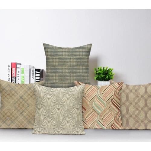 Polka Dot Nordic Pillow Covers Geometric C Home Decoration Pillowcase Striped Plaid Pillow Colorful Kissen 45 X 45 Decor Cushion