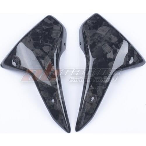 Front Head Fairing Side Panels For MV Agusta Brutale 800 RR RC 2018-2019 Forged Carbon Fiber