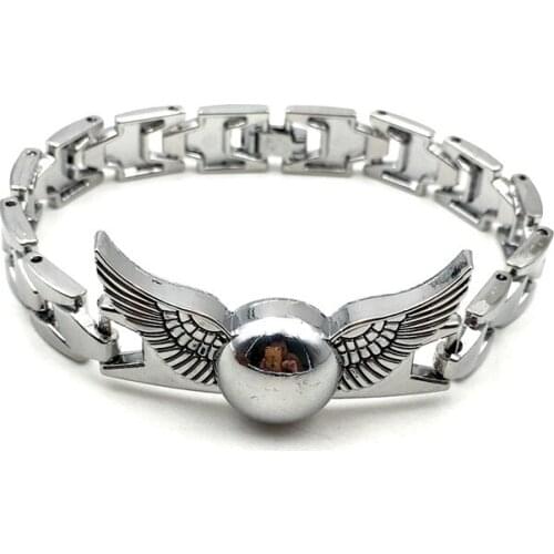 Wholesale 10pcs/lot Movie Alloy Bracelet Vintage Golden Snitch Logo Bracelet For Women&Men