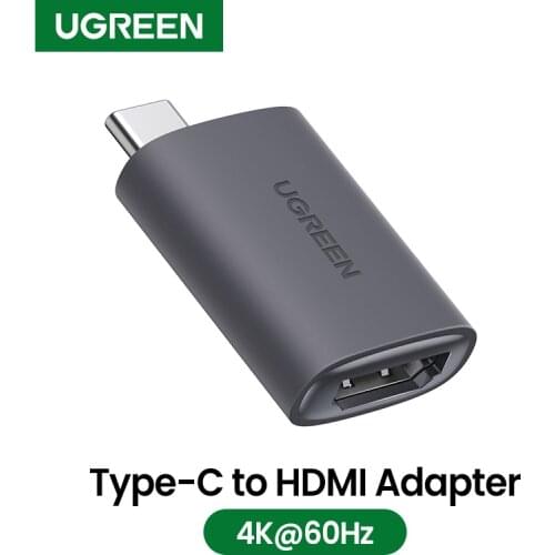 UGREEN USB C to HDMI-compatible Adapter 4K 60Hz Type C to HDMI-compatible Adapter For MacBook Pro 2018 Samsung S9 S8 Thunderbolt
