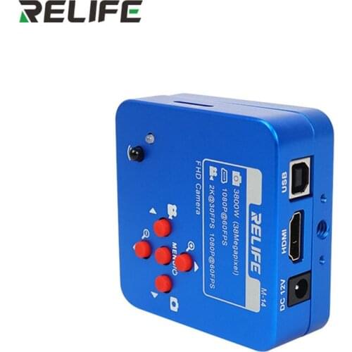 RELIFE CAMERA M-14 DIGITAL /TV /HDMI-compatible Microscope Camera HD 3800W Pixel Industrial Camera For Mobile Phone Repair