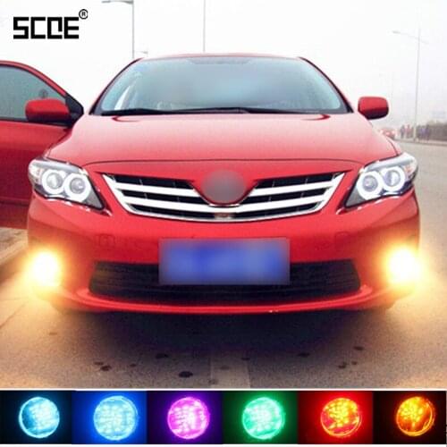 For Saab 9-5 II 9-5 Combi SCOE 2 x 48SMD Super Bright Front Fog Lamp Bulb Light Source Car Styling