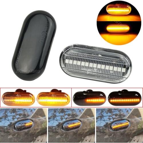 Led Dynamic Side Marker Turn Signal Lights For Dacia Duster Dokker Lodgy Renault Megane 1 Clio1 2 KANGOO ESPACE Smart Fortwo 453