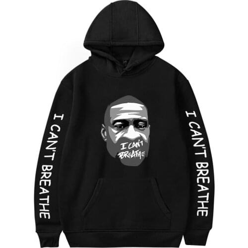 2020 Black Life Matter Hoodie Sweatshirt Justice for George Floyd Hoodies Hoody I Can't Breathe Sweatshirts Casual Full kpop