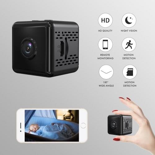 Security IP 1080P Night Vision Audio Reording Wireless WIFI Mini Camera Smart Lens Micro Cam