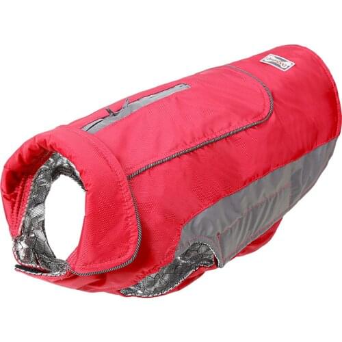 Waterproof Winter Dog Jacket Thermal Heat Reflection Pet Coat Vest for Small Large Dogs Windproof Dog Clothes with Harness Hole