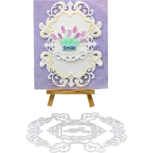 YPP CRAFT Flowers Frame Metal Cutting Dies Stencils for DIY Scrapbooking/photo album Decorative Embossing DIY Paper Cards