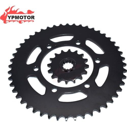 YZF-R6 98-08 Sport Bike Front & Rear Set 525-16T 525-48T Chain Sprocket Gear Steel For Yamaha YZF R6 YZF600 1998-2008 1999 2000