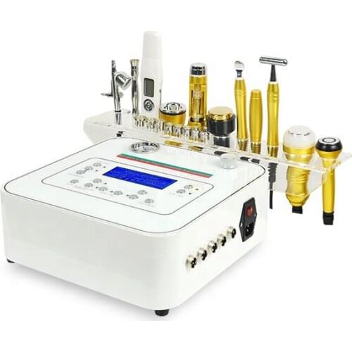 10 in 1 electroporation mesotherapy microdermabrasion micro current diamond microcurrent multifunction machine